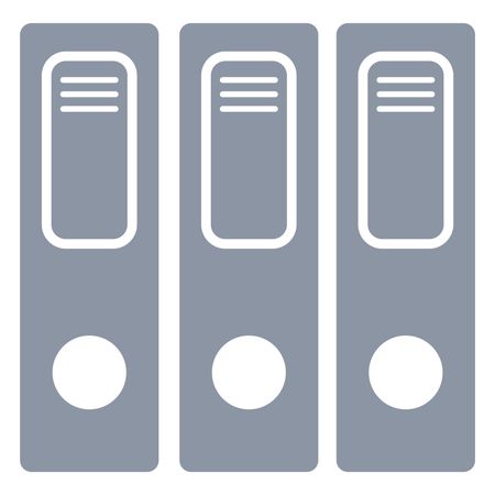 Vector Illustration of File Icon in Grey
