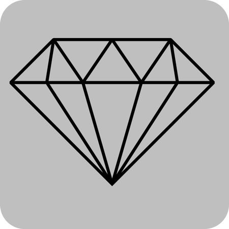 Vector Illustration of Diamond Icon