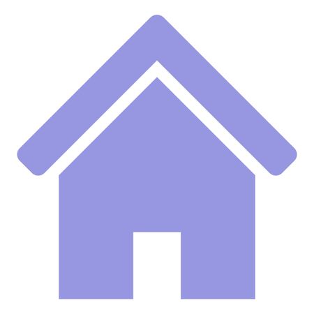 Vector Illustration of Violet House Icon

