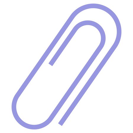 Vector Illustration of Violet Attach Icon
