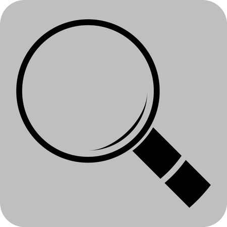 Vector Illustration of Search Icon in Black
