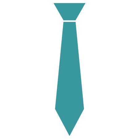 Vector Illustration of Blue Tie Icon
