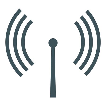 Vector Illustration of Green Antenna Icon