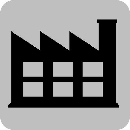 Vector Illustration of Industry Icon