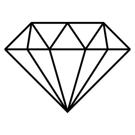 Vector Illustration of Diamond Icon
