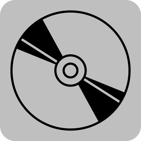Vector Illustration of CD Icon
