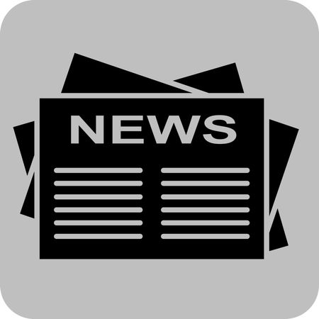 Vector Illustration of News Paper Icon
