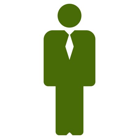 Vector Illustration of Green Man Icon
