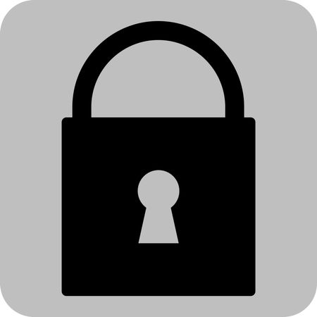 Vector Illustration of Lock Icon
