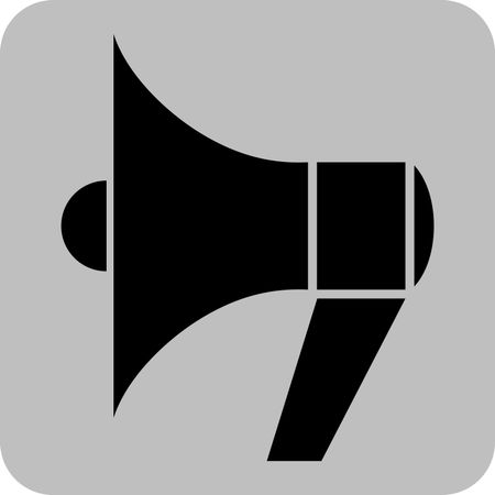 Vector Illustration of Megaphone Icon