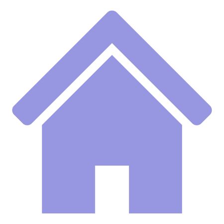 Vector Illustration of Purple Home Icon