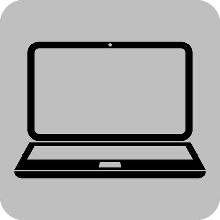 Vector Illustration of Laptop Icon
