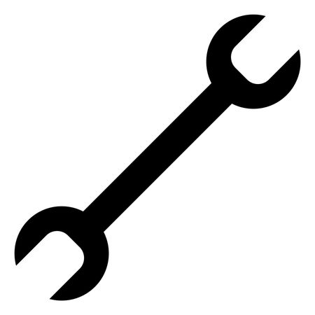 Vector Illustration of Spanner Icon
