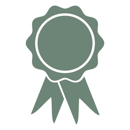 Vector Illustration of Green Badge Icon