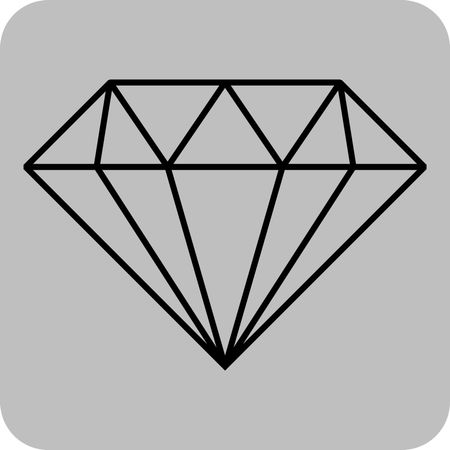 Vector Illustration of Diamond Icon