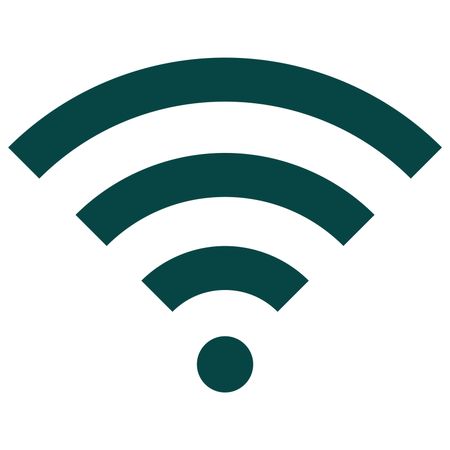 Vector Illustration of Wireless Connection in GreenIcon
