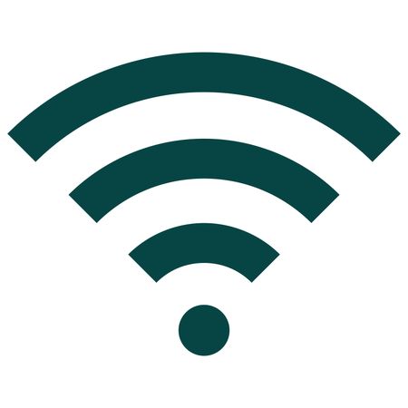 Vector Illustration of Wireless Connection in GreenIcon