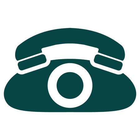Vector Illustration of Phone Symbol Icon in green
