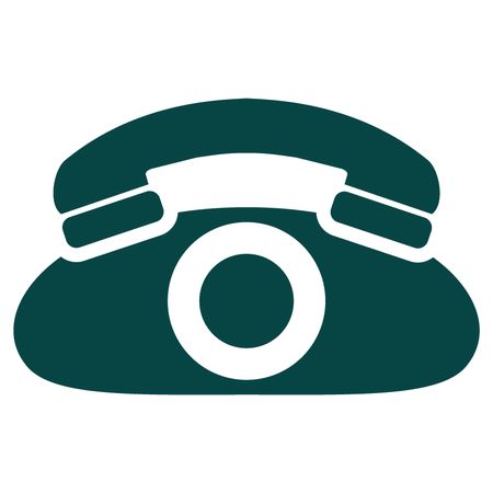 Vector Illustration of Phone Symbol Icon in green