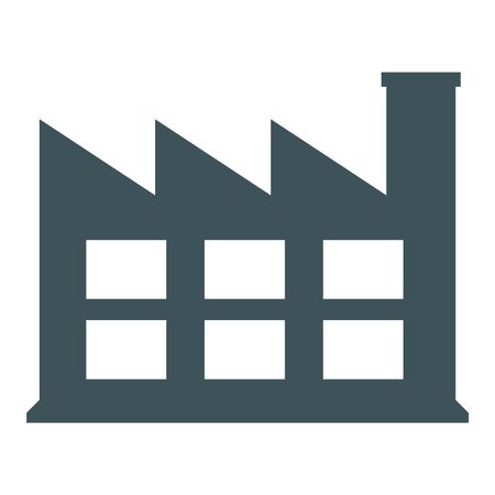 Vector Illustration of Library Building  Icon in gray