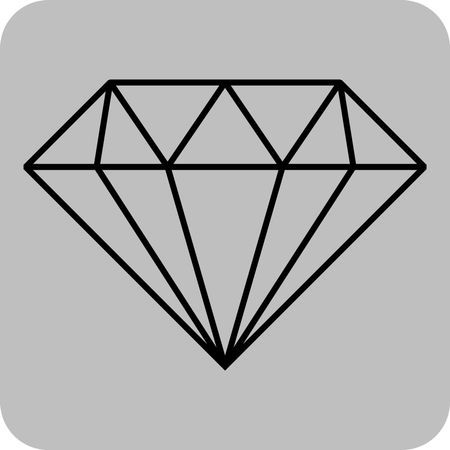 Vector Illustration of Diamond Icon

