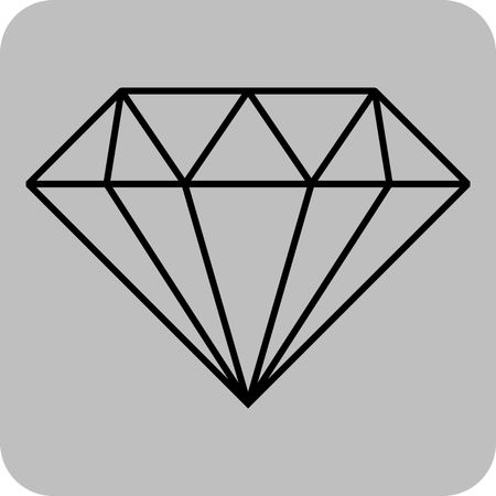 Vector Illustration of Diamond Icon