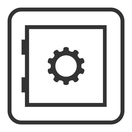Vector Illustration of Security Devices Icon in Grey
