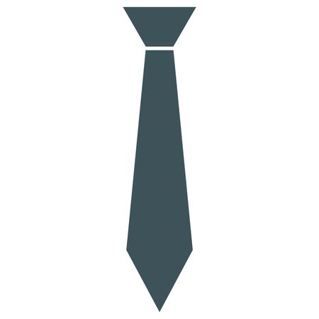Vector Illustration of Grey Tie Icon
