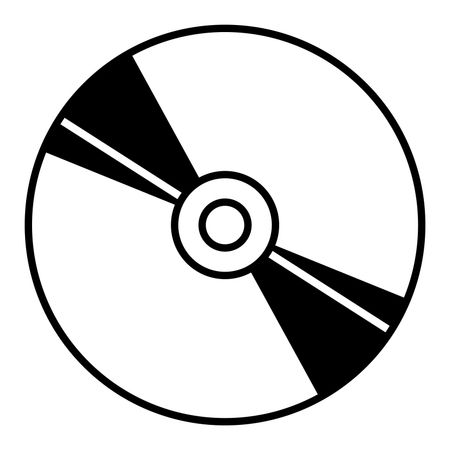 Vector Illustration of CD Icon
