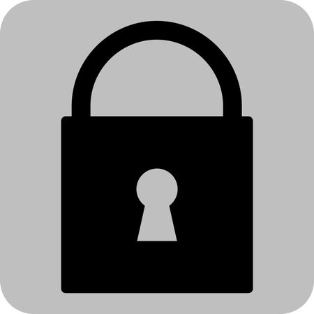 Vector Illustration of Lock Icon
