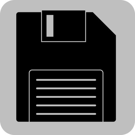 Vector Illustration of Floppy Icon
