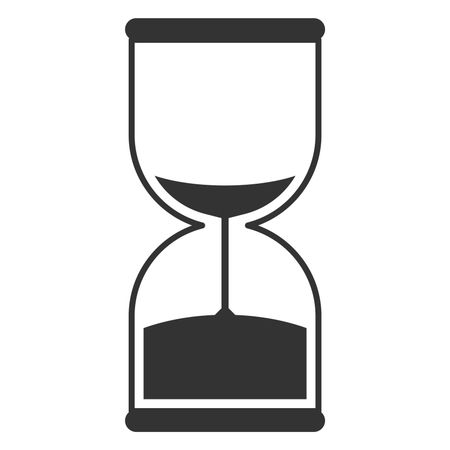 Vector Illustration of Grey Sand Timer Icon