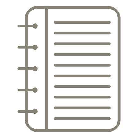 Gray Note Book icon
