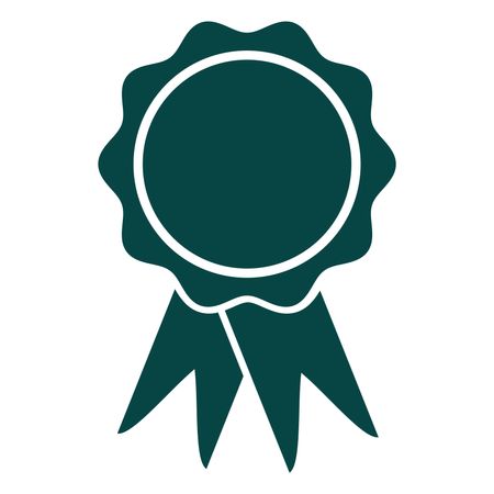 Vector Illustration of Green Badge Icon
