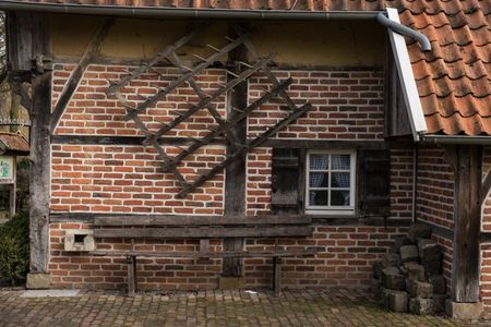 old house in a german village