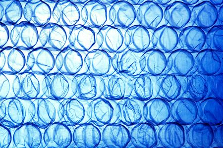 Blue bubblewrap