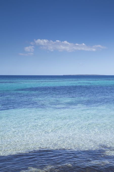 Formentera Island from Ibiza; Spain