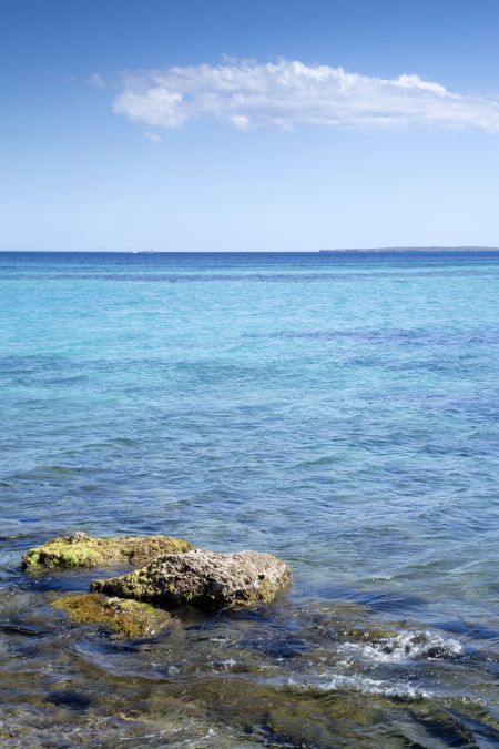 Formentera Island from Ibiza; Spain