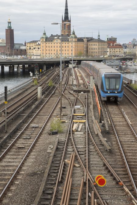 Local Train; Central Bridge; Stockholm, Sweden