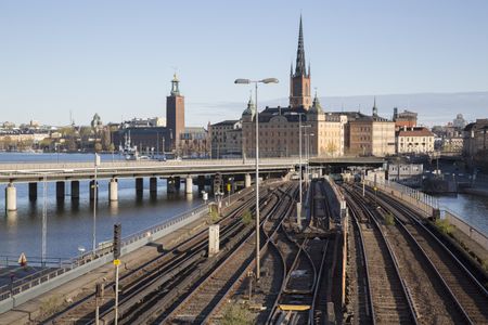 Cityscape and Railway, Stockholm; Sweden