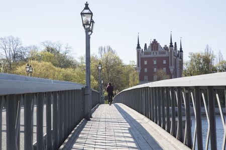 Footbridge Bridge in Stockholm; Sweden
