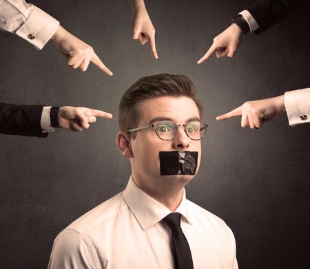 multiple-caucasian-hands-pointing-business-male-675517261 Multiple caucasian hands pointing at business male employee