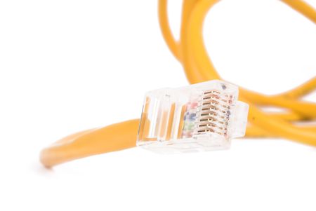 yellow network cable