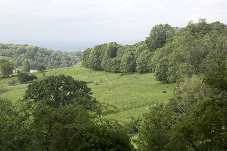 View from Snowshill; Gloucestershire; England