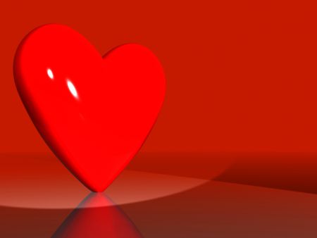 red heart background