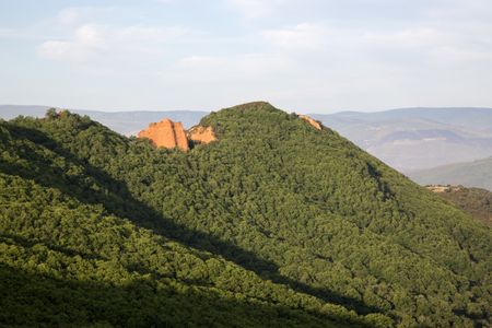 View of Hills, Medulas, Leon, Spain