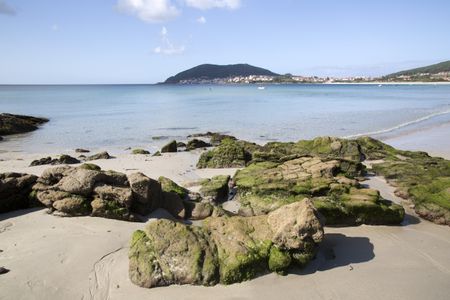 Rock at Langosteira Beach, Finisterre; Costa de la Muerte; Galicia; Spain