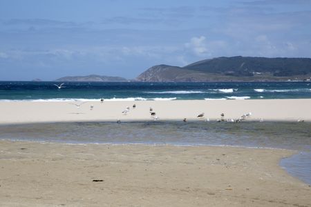 Rostro Beach; Finisterre; Costa de la Muerte; Galicia; Spain