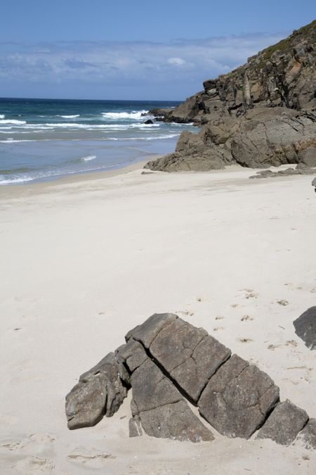 Rostro Beach; Finisterre; Costa de la Muerte; Galicia; Spain