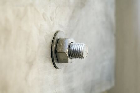 Bolt in concrete wall